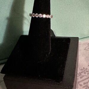 Elegant AAA CZ eternity ring